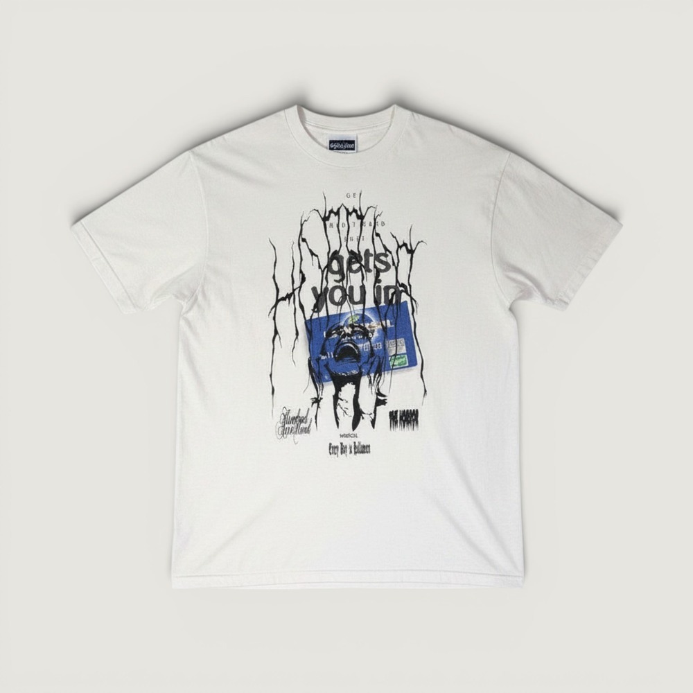 Hundred Acre Hood Every Day Is Halloween Horror Graphic Tee Adult‎ Large 2021